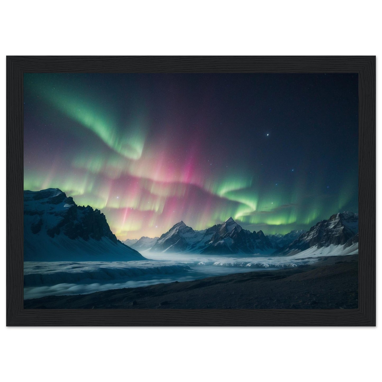 Premium Matte Paper Wooden Framed Poster
