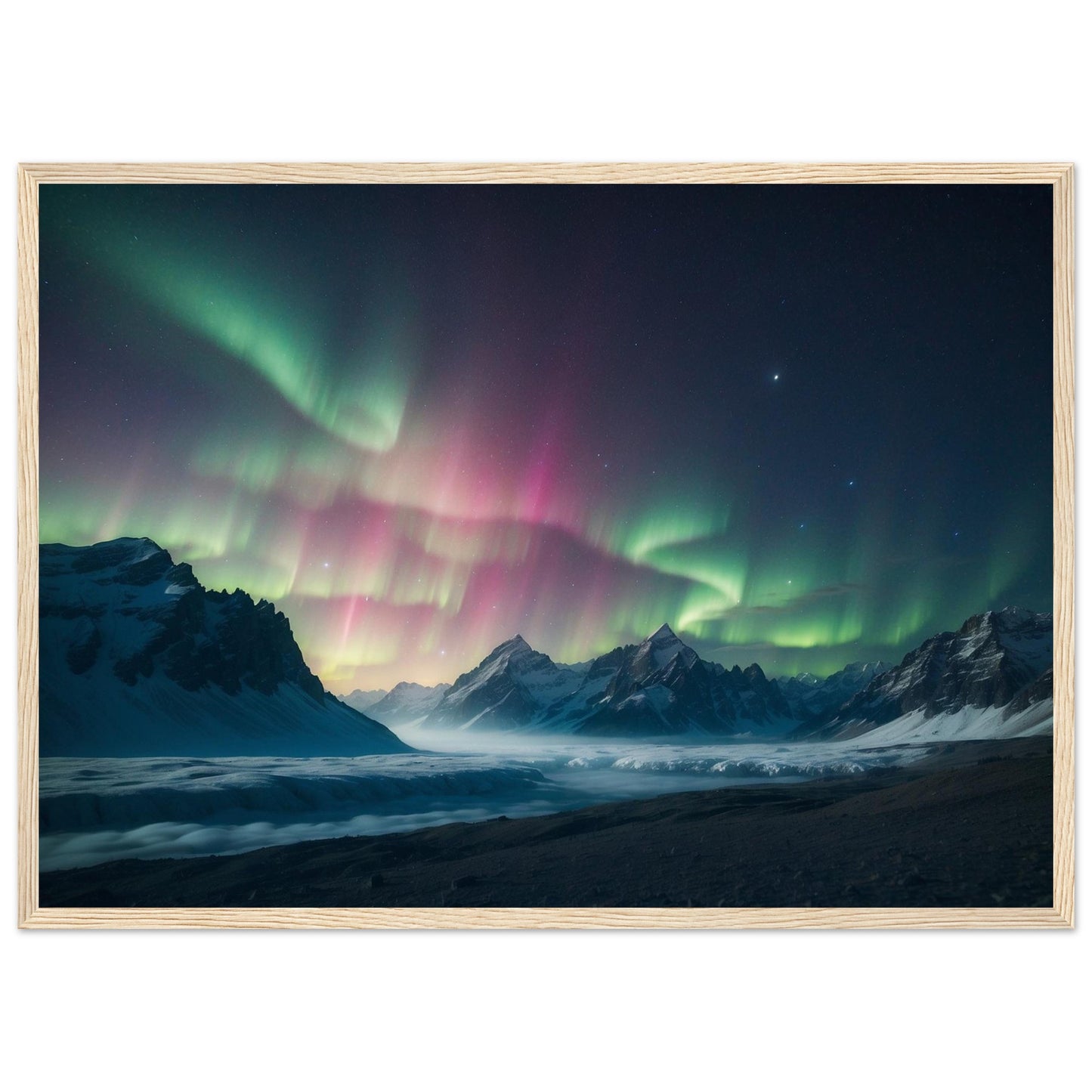 Premium Matte Paper Wooden Framed Poster