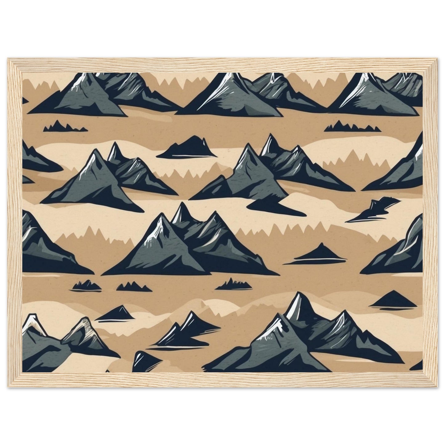 Premium Matte Paper Wooden Framed Poster