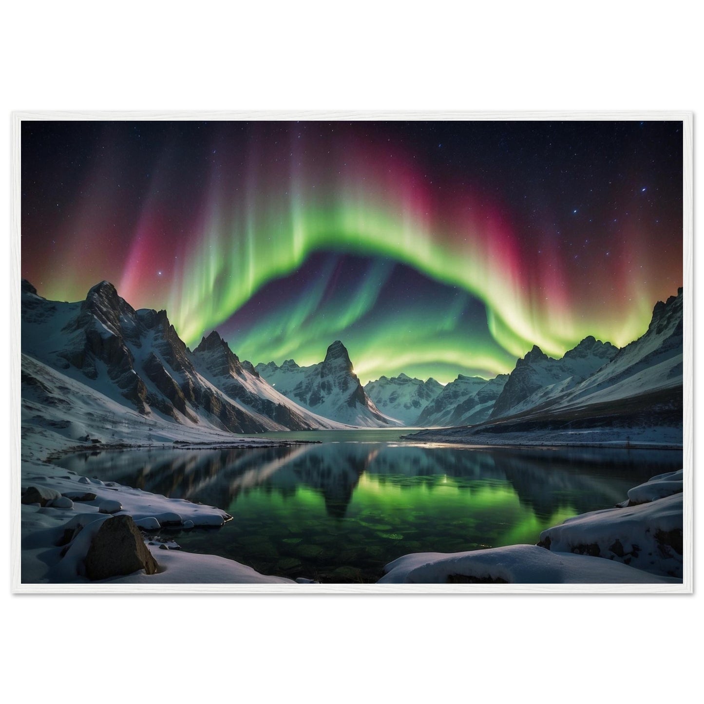 Premium Matte Paper Wooden Framed Poster