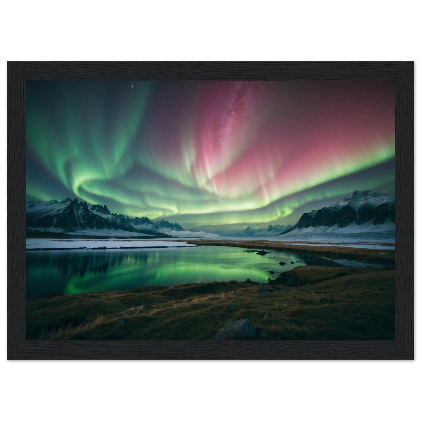 Premium Matte Paper Wooden Framed Poster