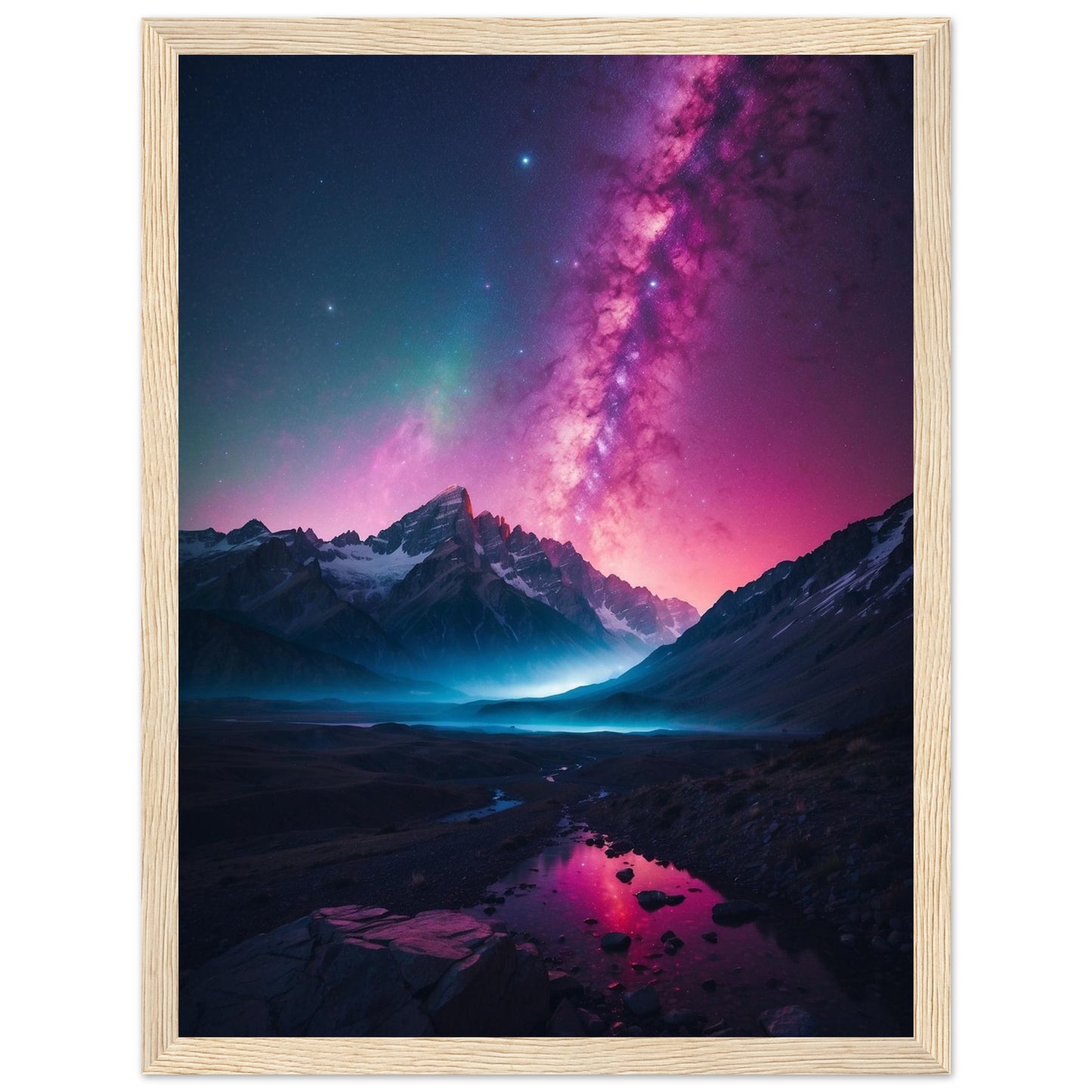 Premium Matte Paper Wooden Framed Poster