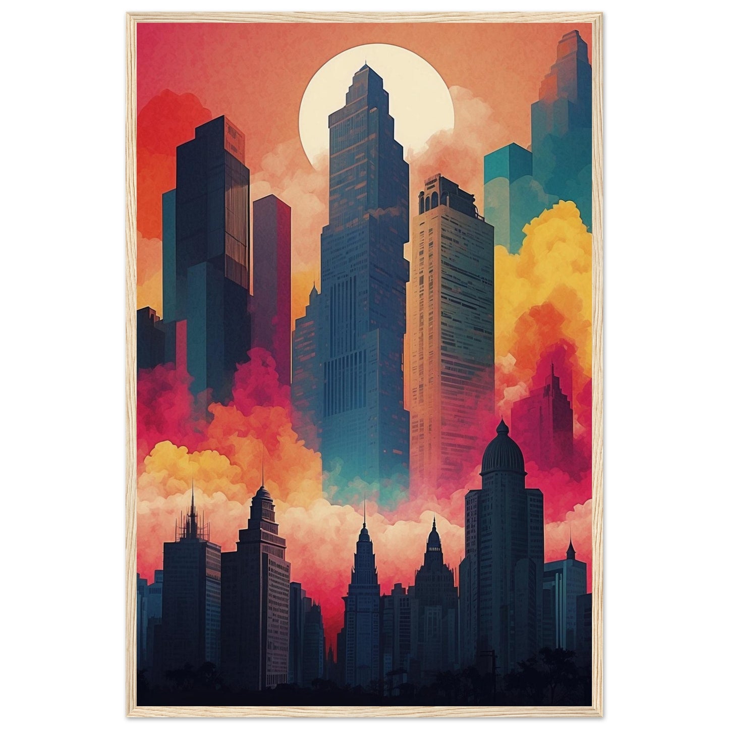 Premium Matte Paper Wooden Framed Poster