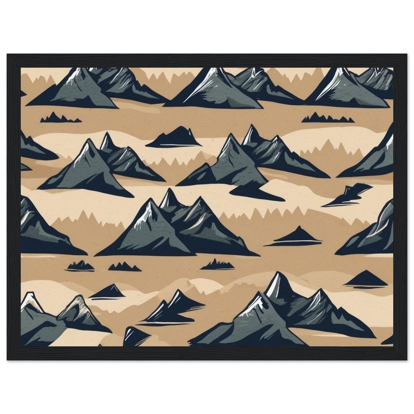 Premium Matte Paper Wooden Framed Poster