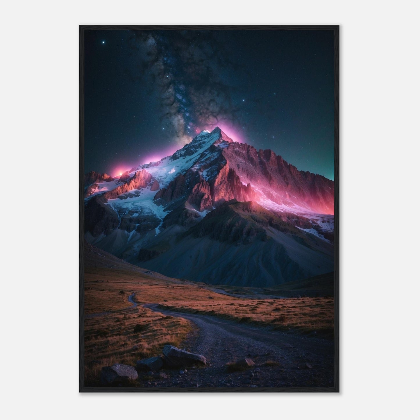 Premium Matte Paper Wooden Framed Poster