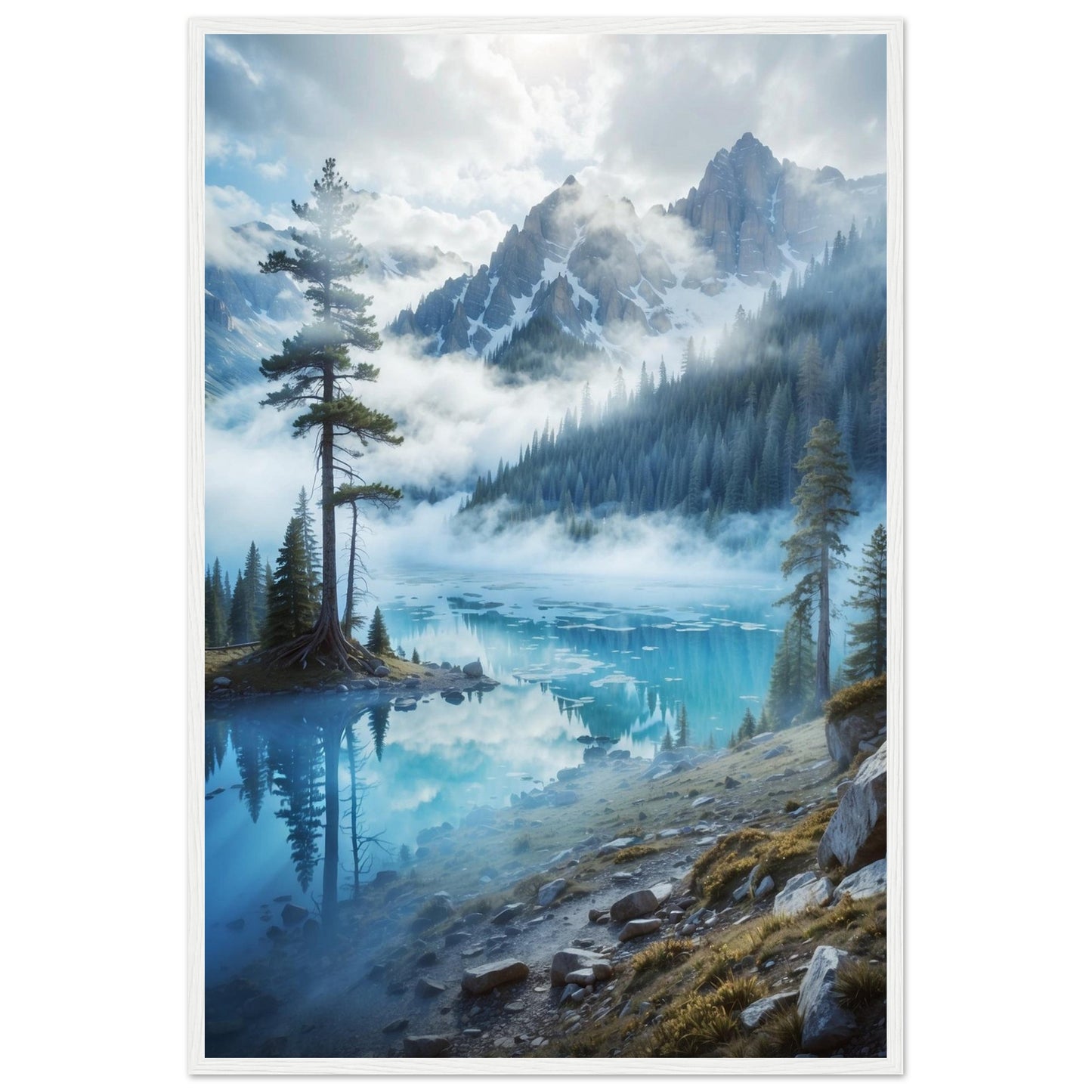 Premium Matte Paper Wooden Framed Poster