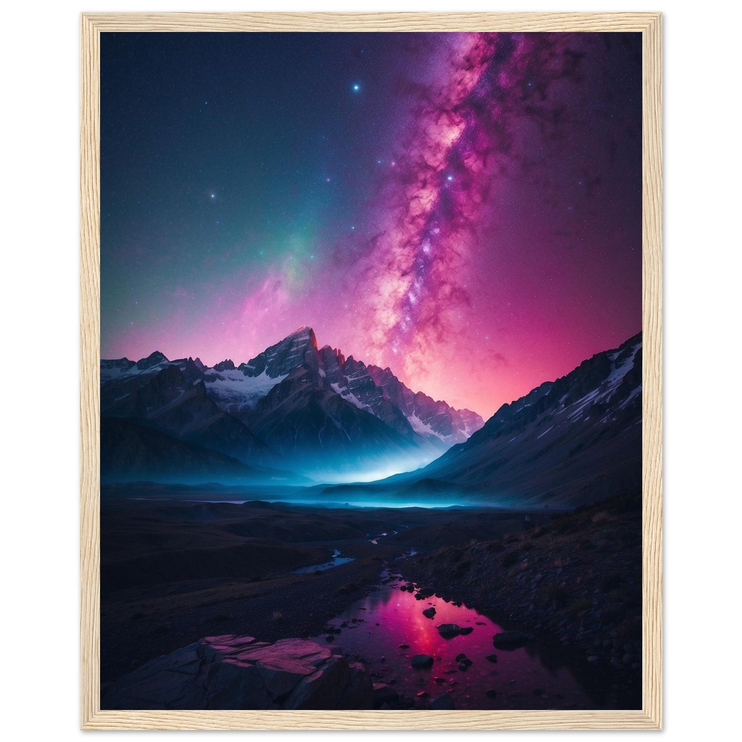 Premium Matte Paper Wooden Framed Poster