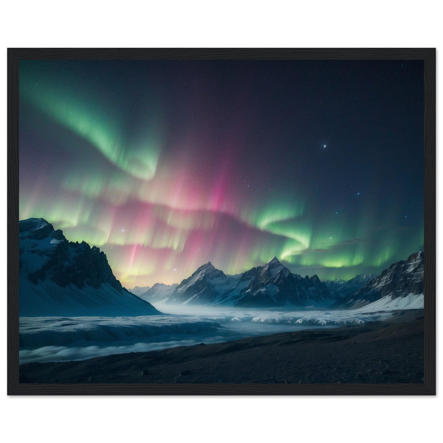 Premium Matte Paper Wooden Framed Poster