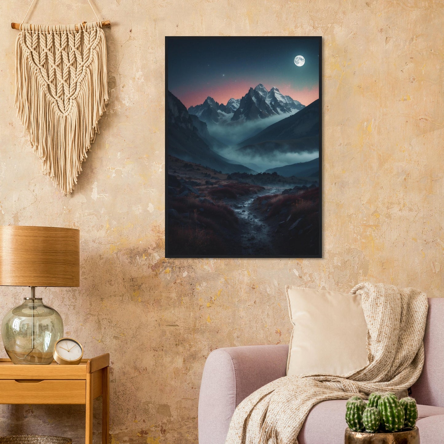 Premium Matte Paper Wooden Framed Poster