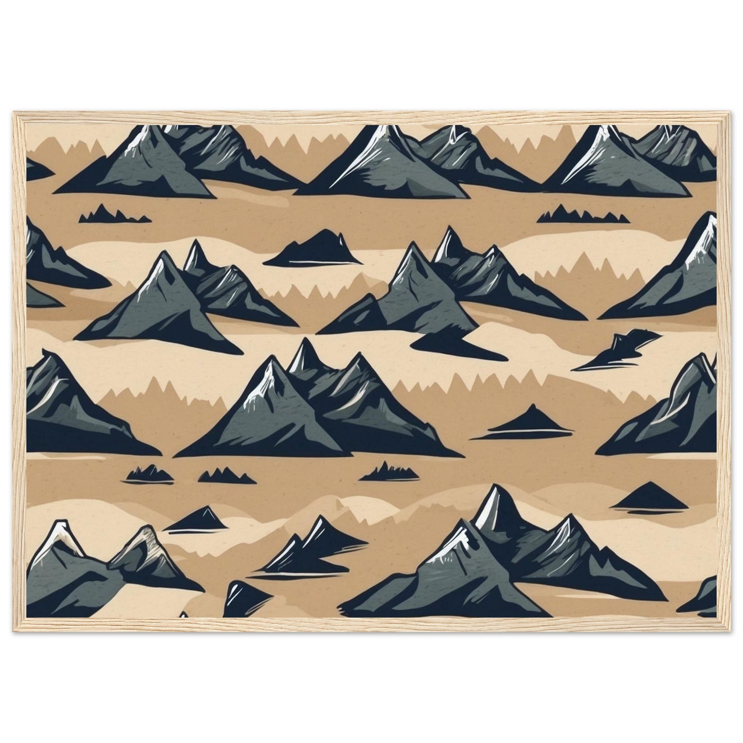 Premium Matte Paper Wooden Framed Poster