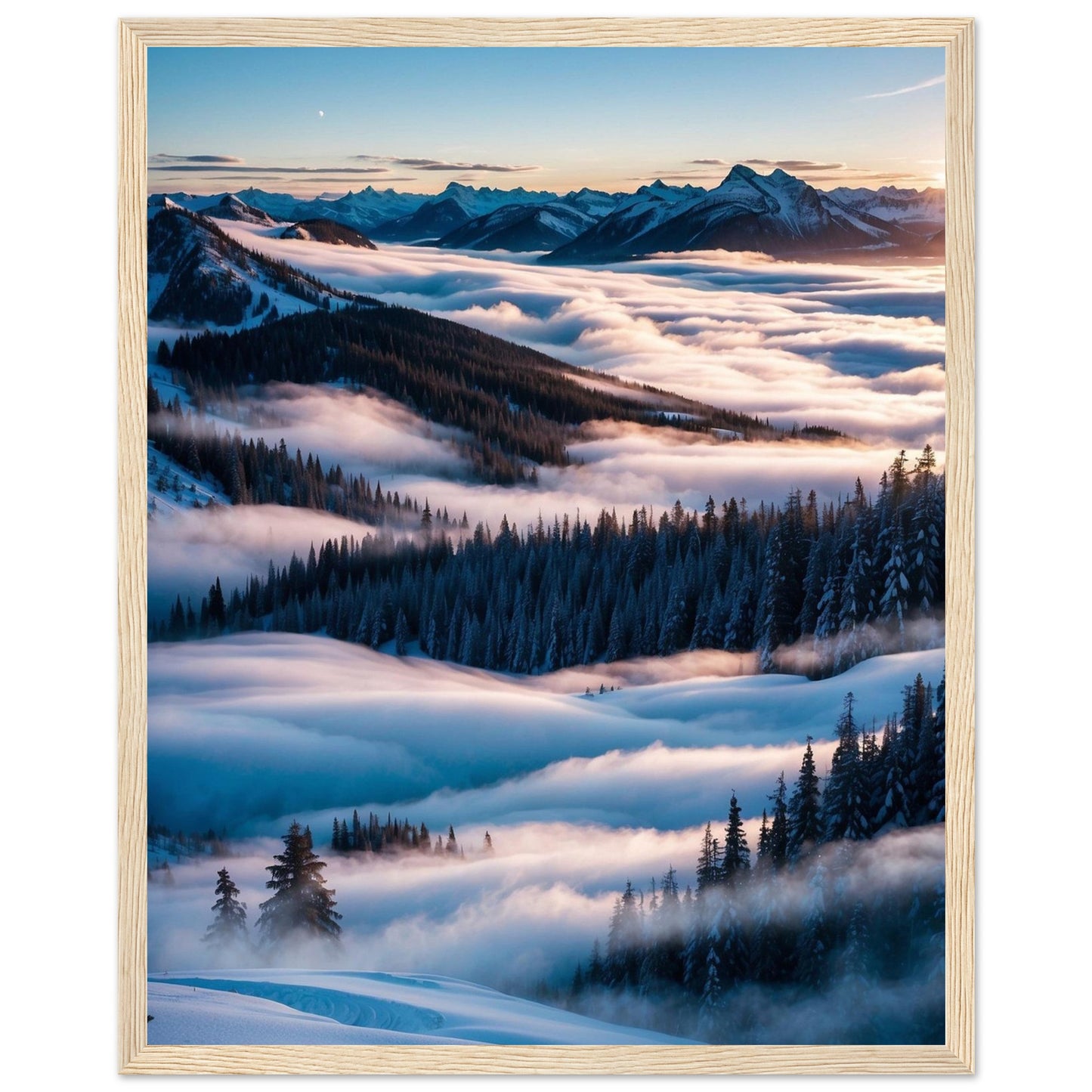 Premium Matte Paper Wooden Framed Poster