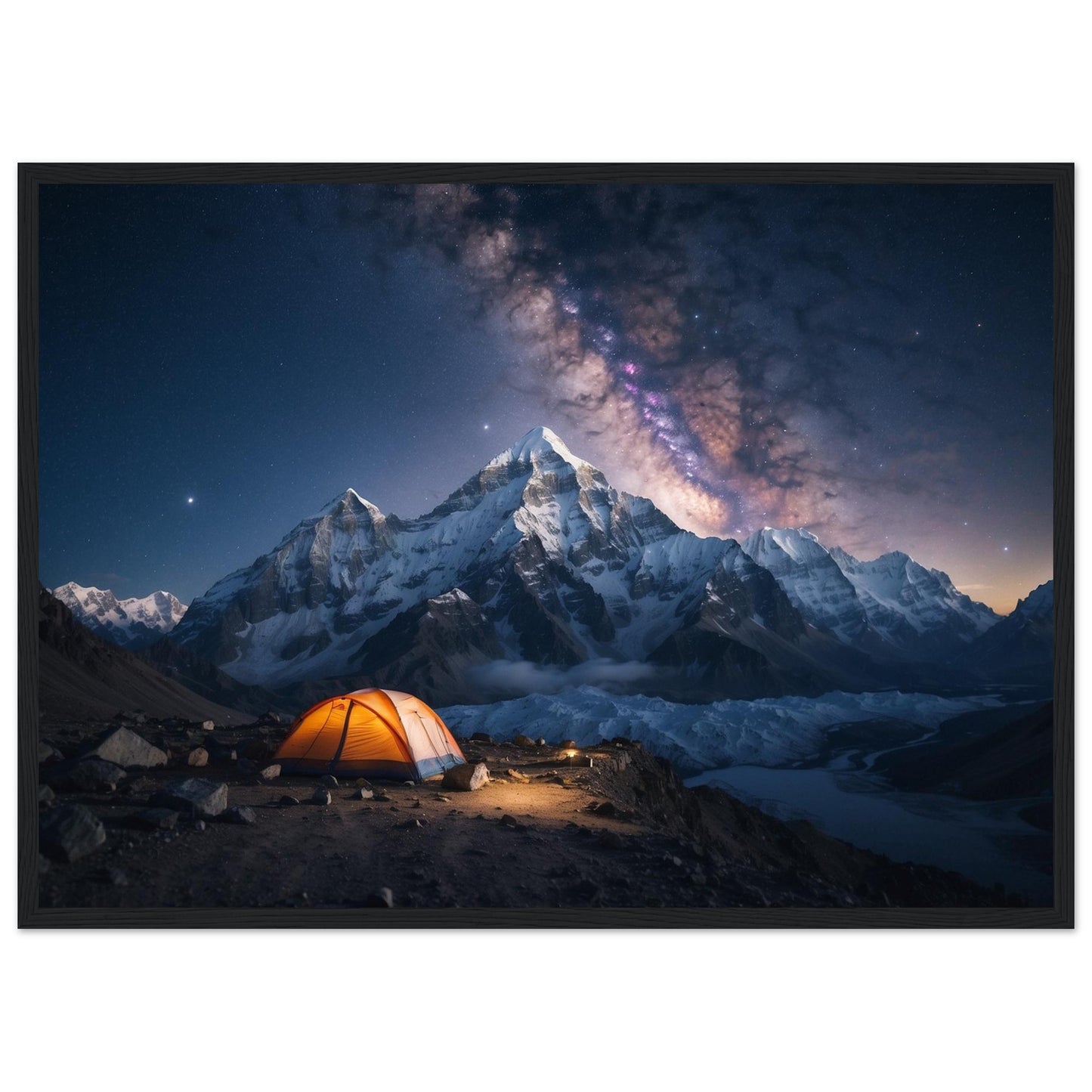 Premium Matte Paper Wooden Framed Poster