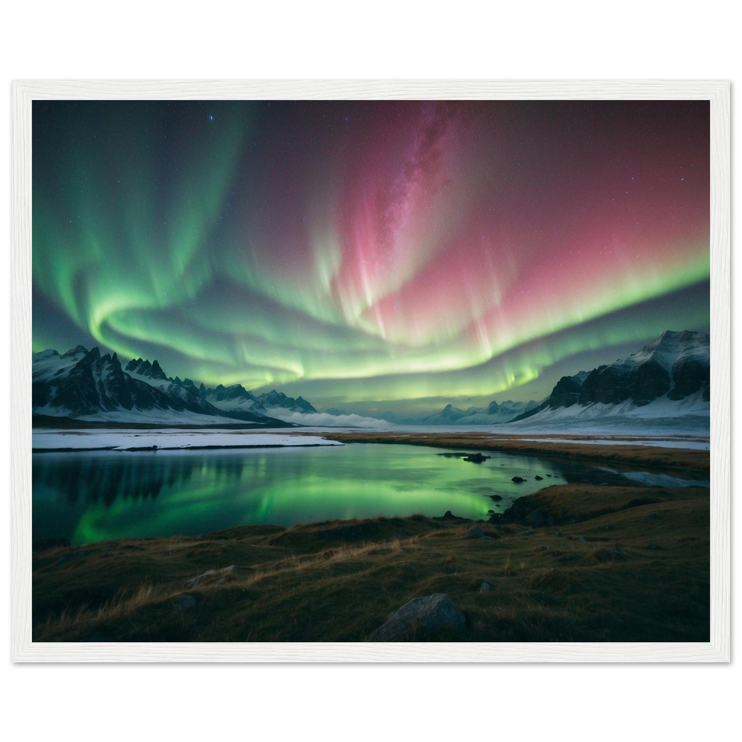 Premium Matte Paper Wooden Framed Poster