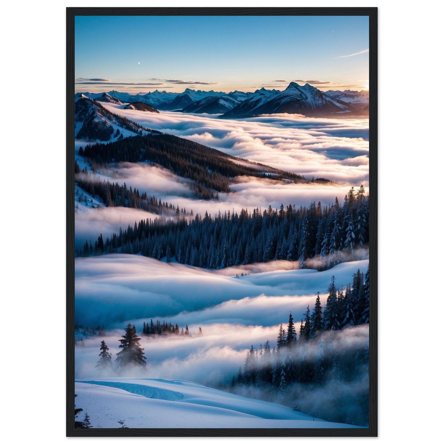 Premium Matte Paper Wooden Framed Poster