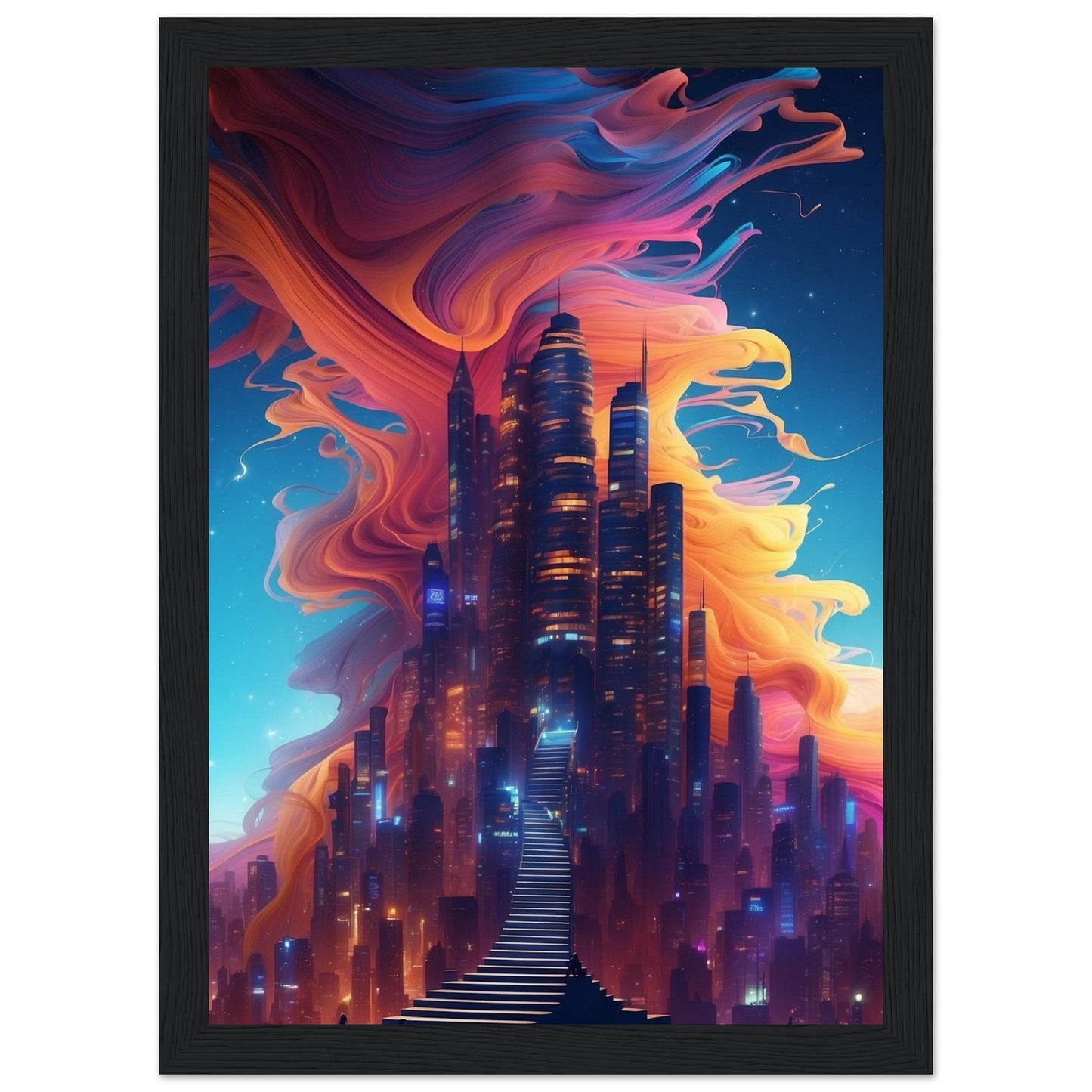 Premium Matte Paper Wooden Framed Poster