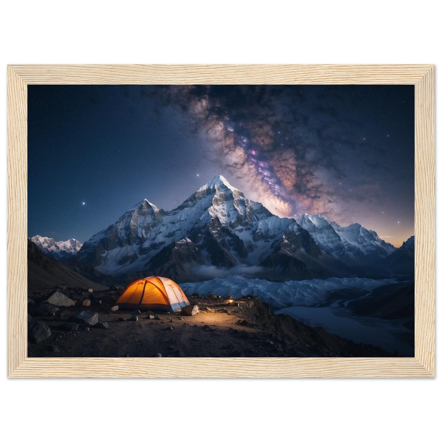 Premium Matte Paper Wooden Framed Poster