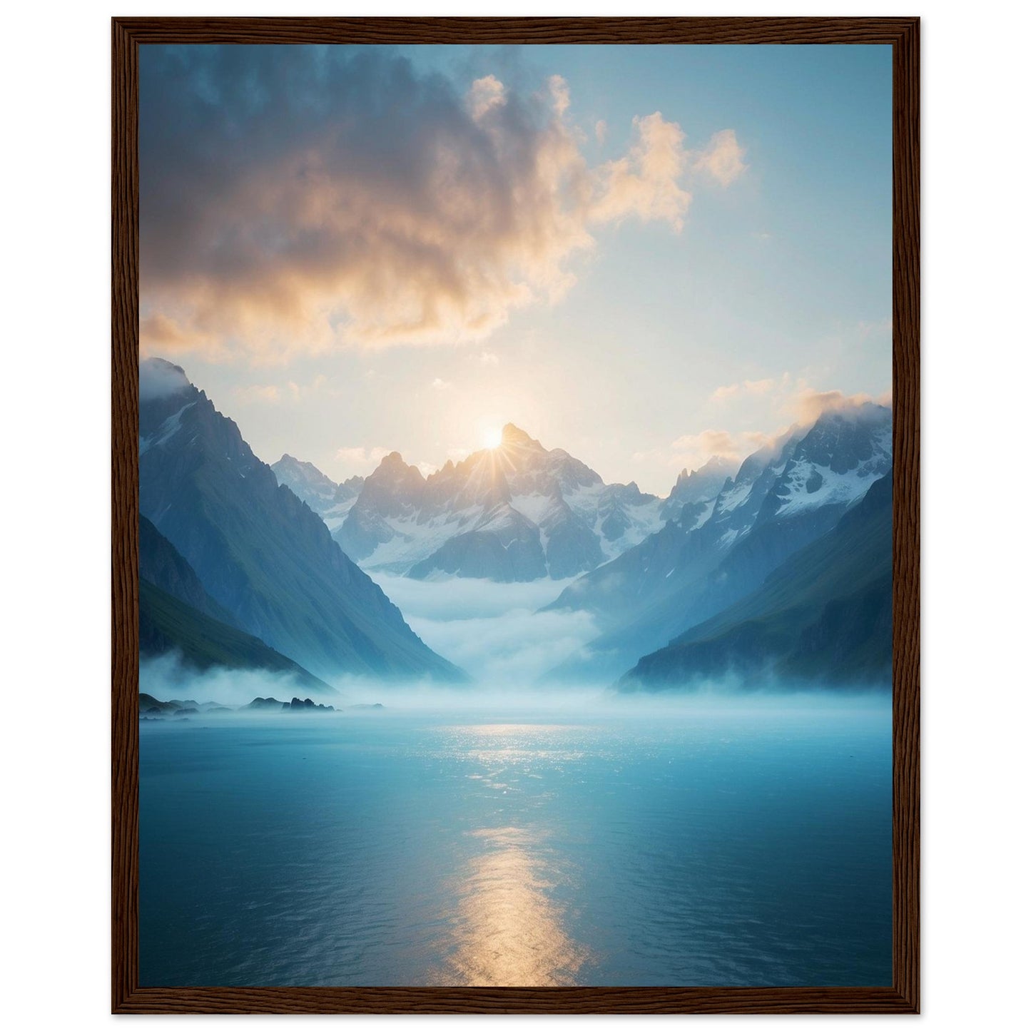 Premium Matte Paper Wooden Framed Poster