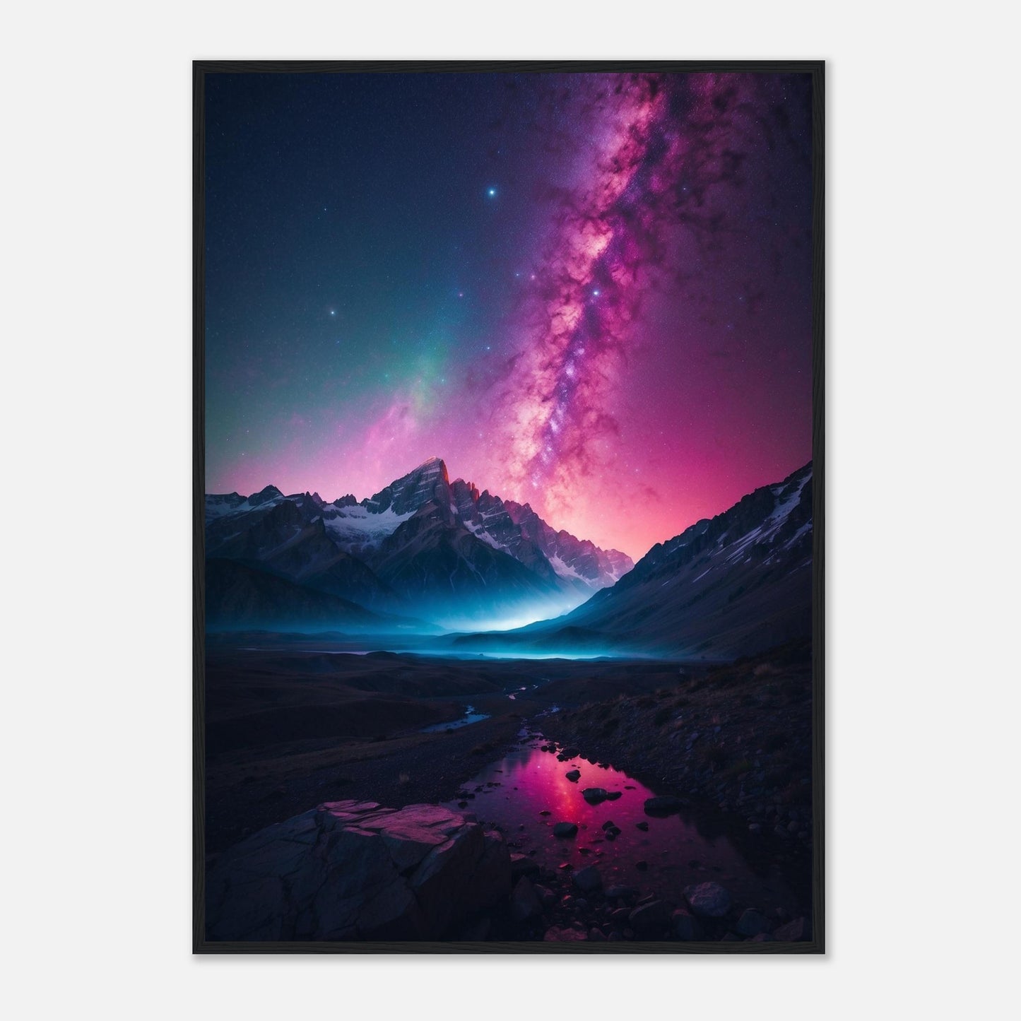 Premium Matte Paper Wooden Framed Poster
