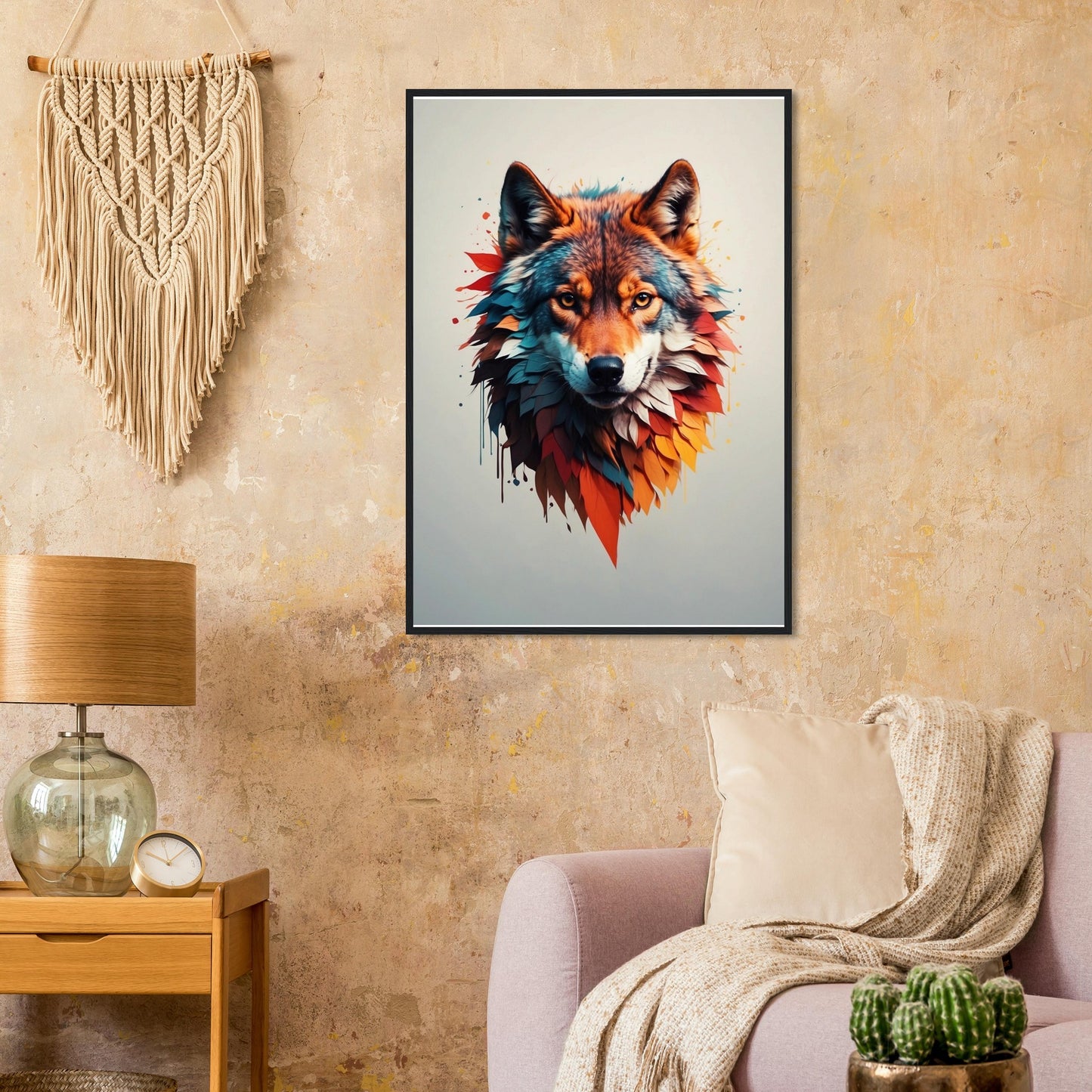 Premium Matte Paper Wooden Framed Poster