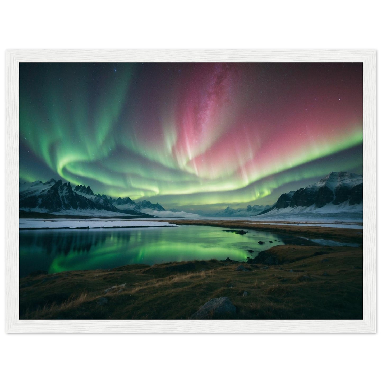 Premium Matte Paper Wooden Framed Poster