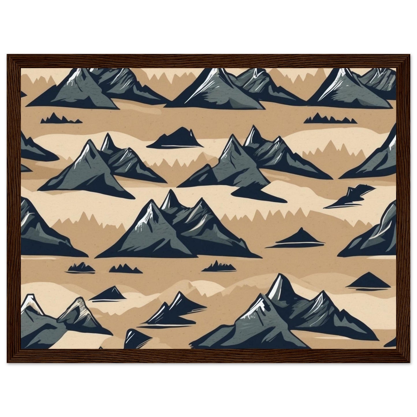 Premium Matte Paper Wooden Framed Poster