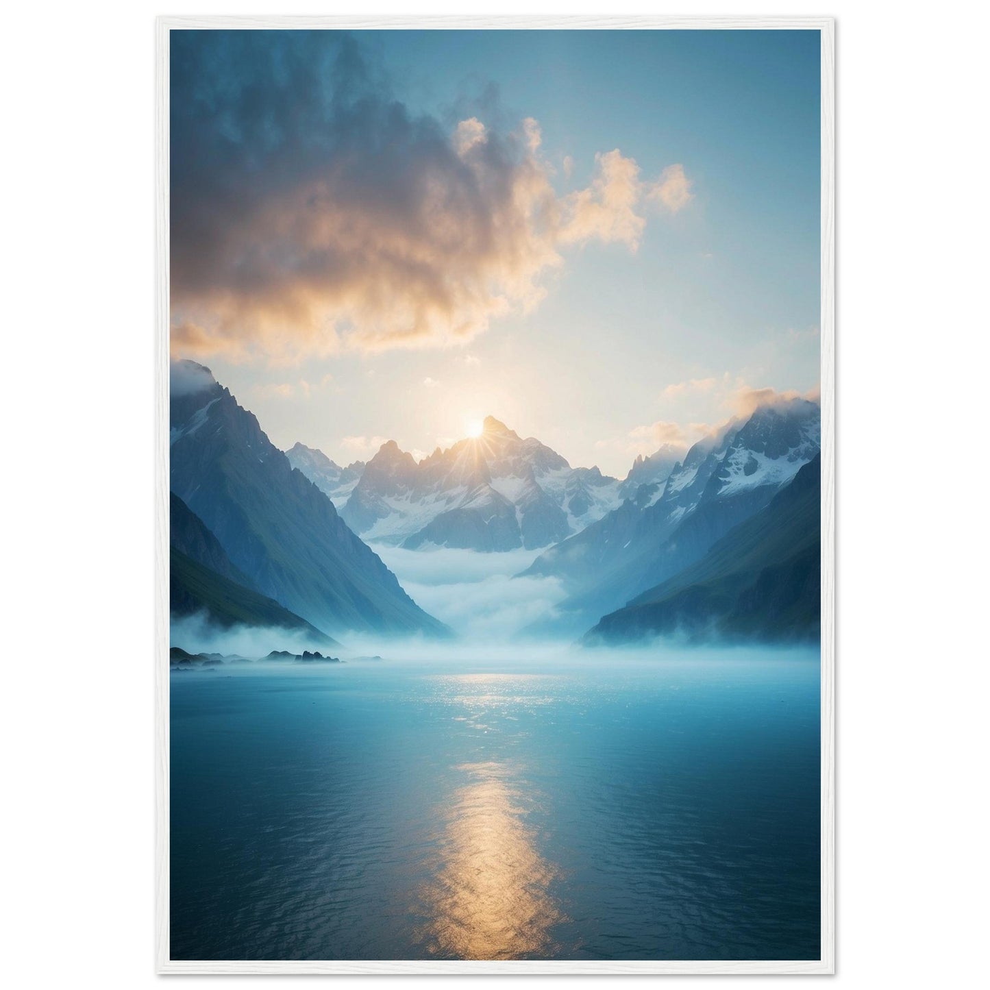 Premium Matte Paper Wooden Framed Poster
