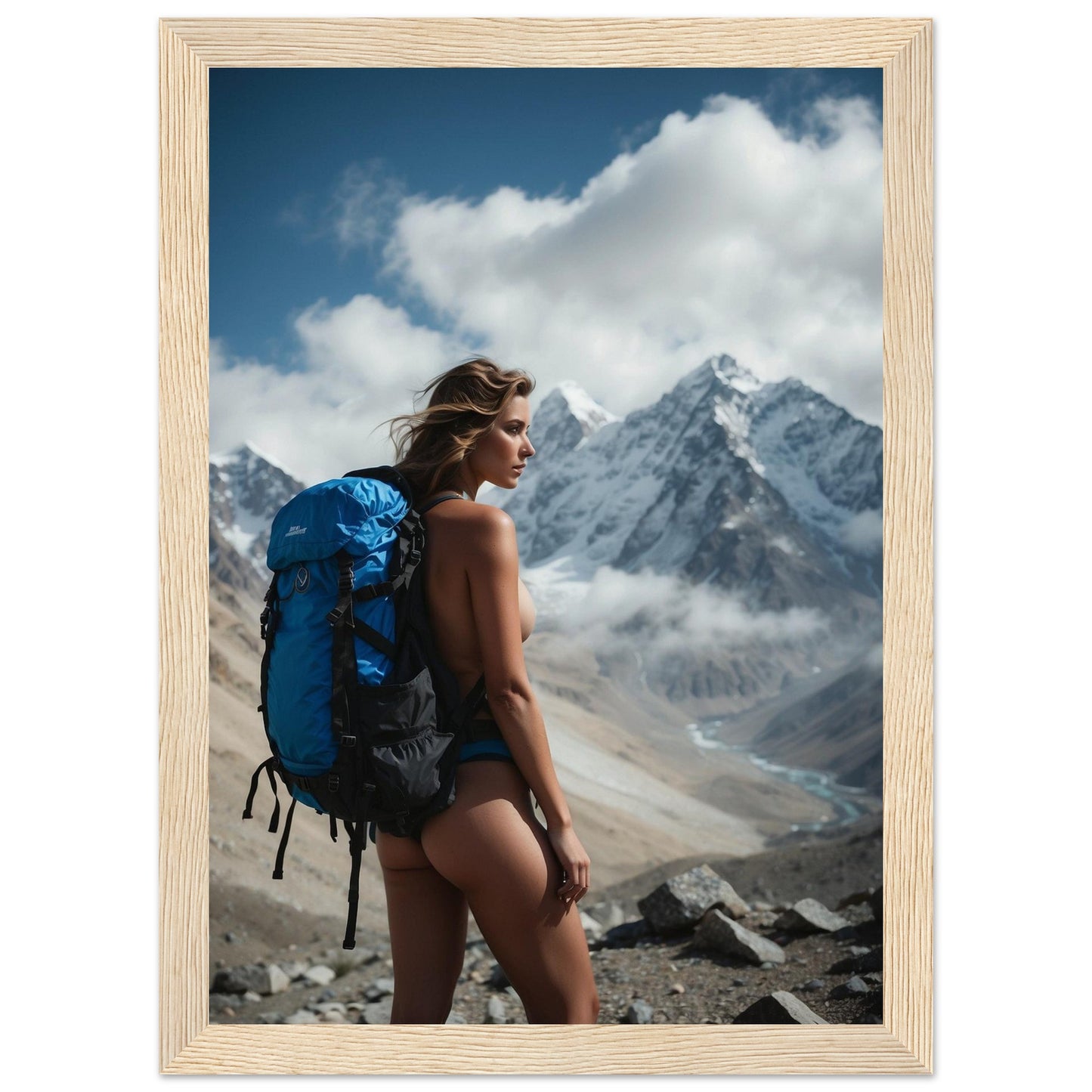 Premium Matte Paper Wooden Framed Poster