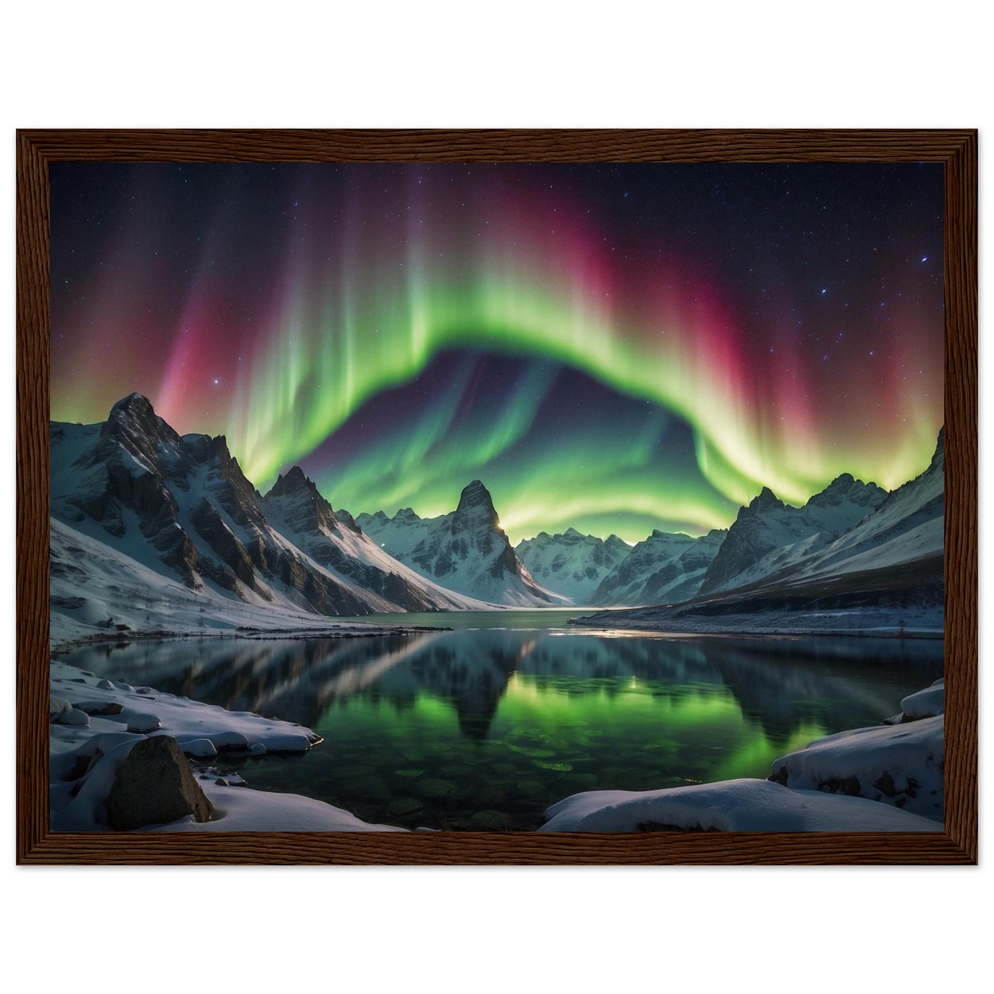 Premium Matte Paper Wooden Framed Poster