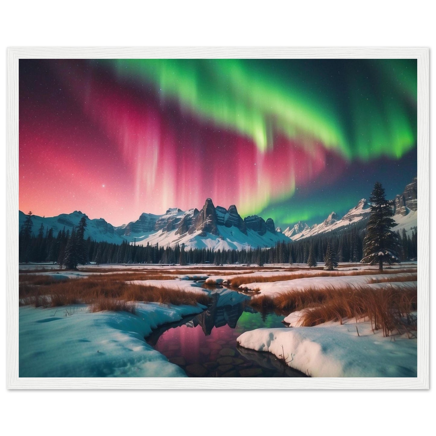 Premium Matte Paper Wooden Framed Poster