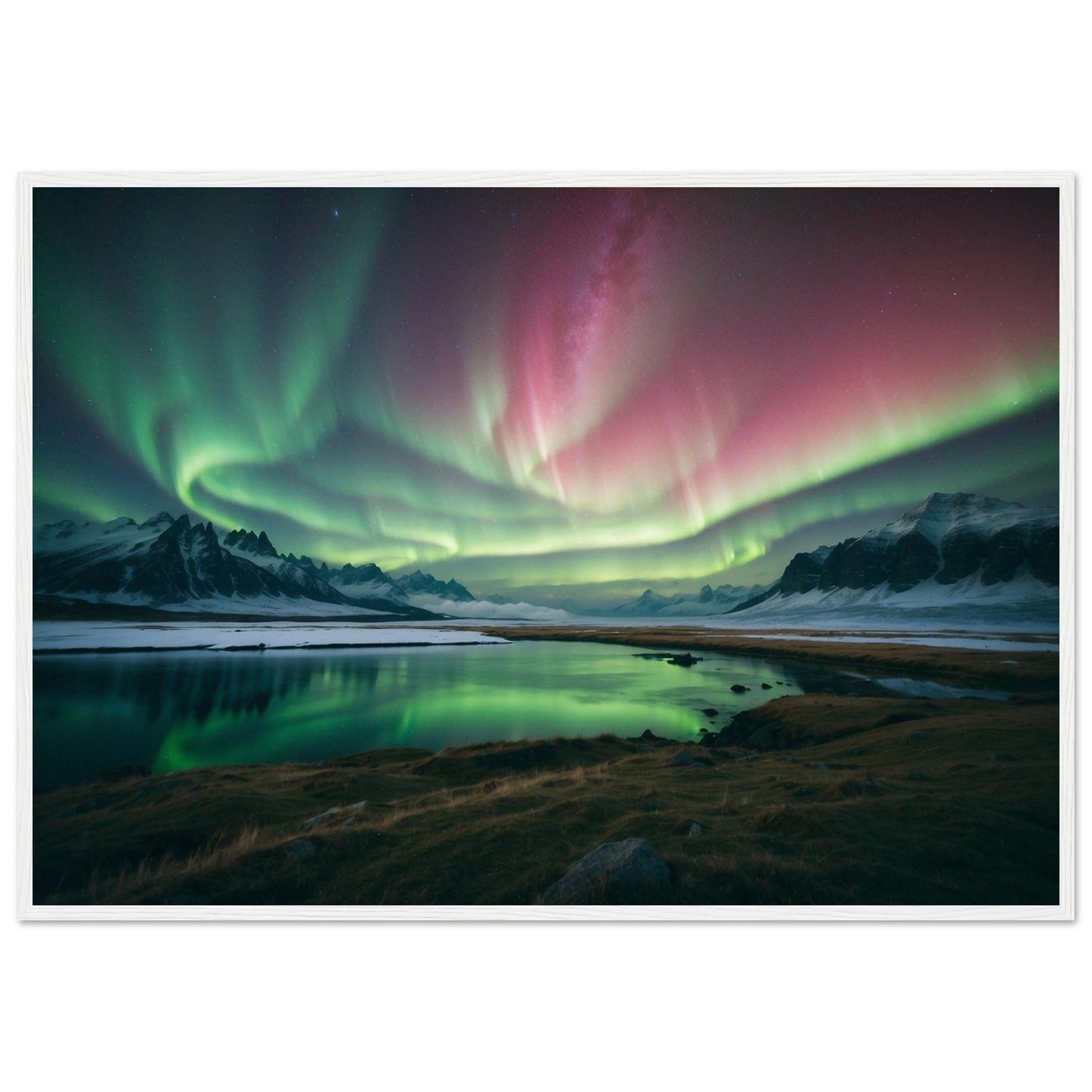 Premium Matte Paper Wooden Framed Poster