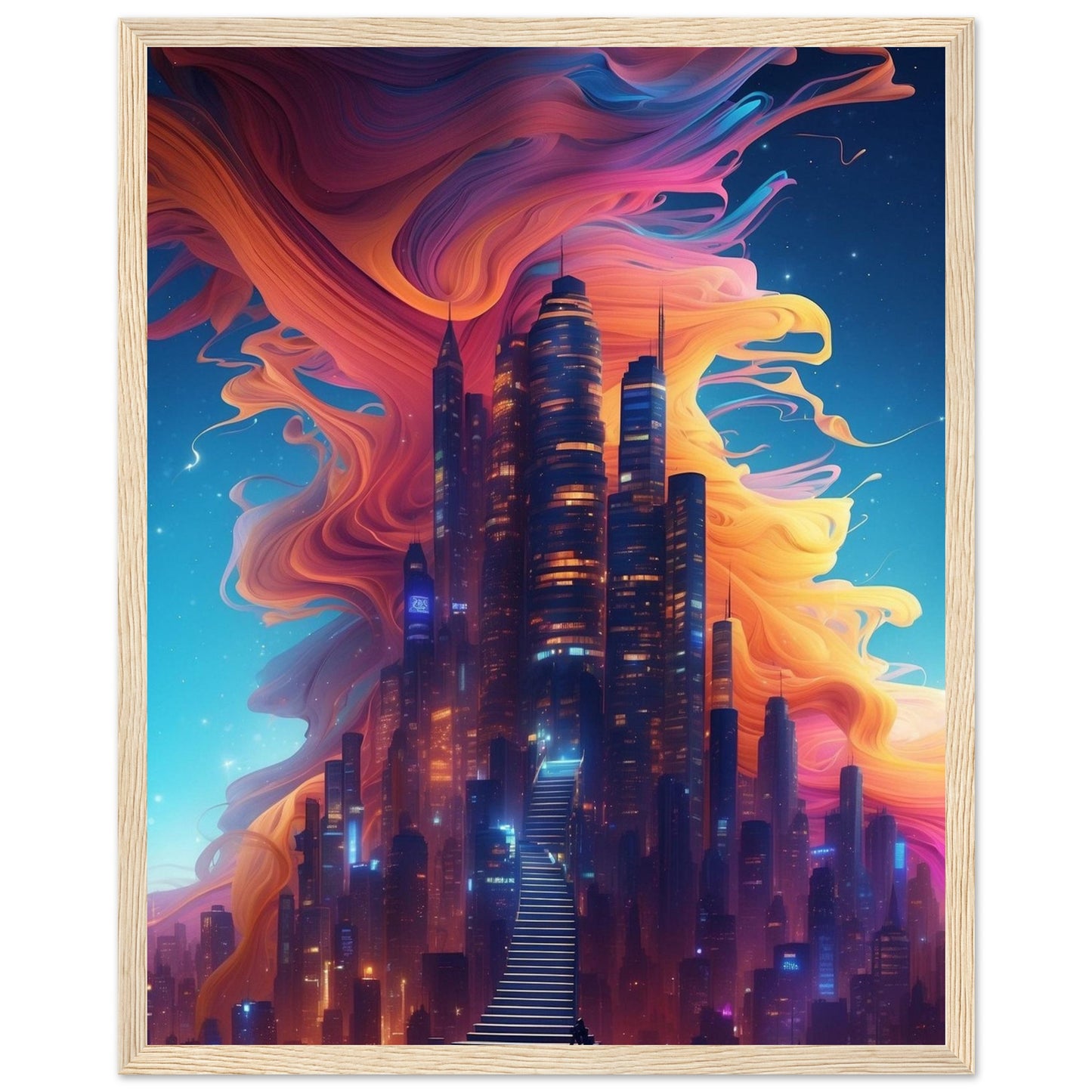 Premium Matte Paper Wooden Framed Poster
