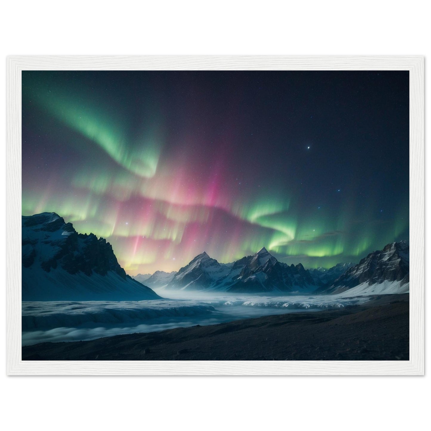 Premium Matte Paper Wooden Framed Poster