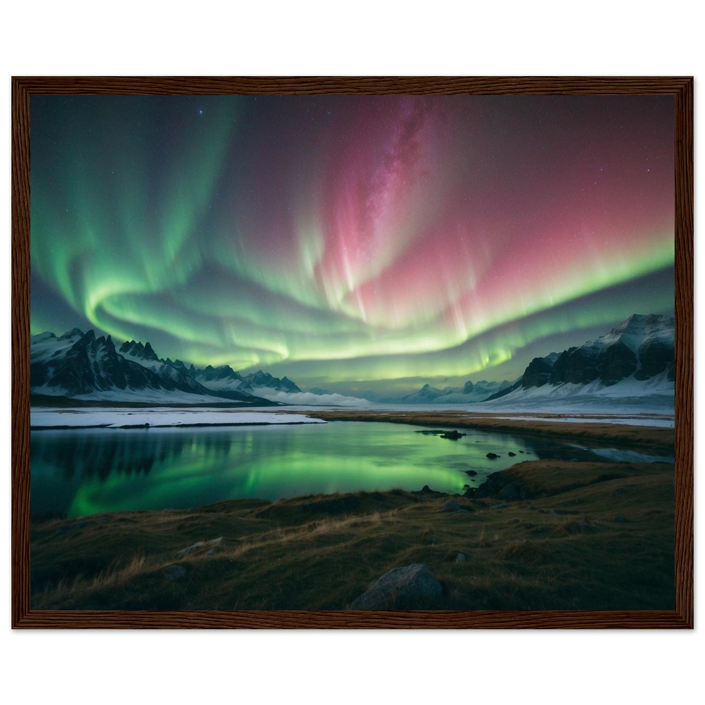 Premium Matte Paper Wooden Framed Poster