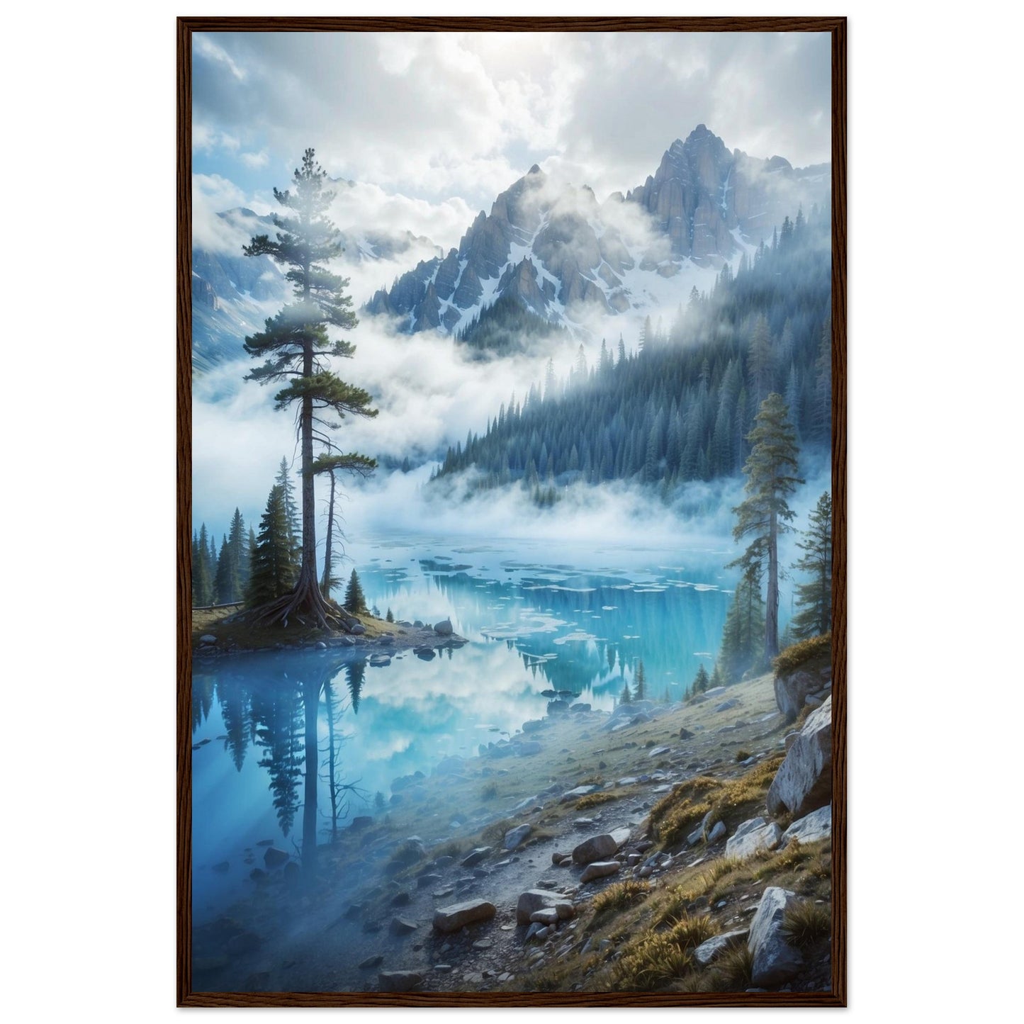 Premium Matte Paper Wooden Framed Poster