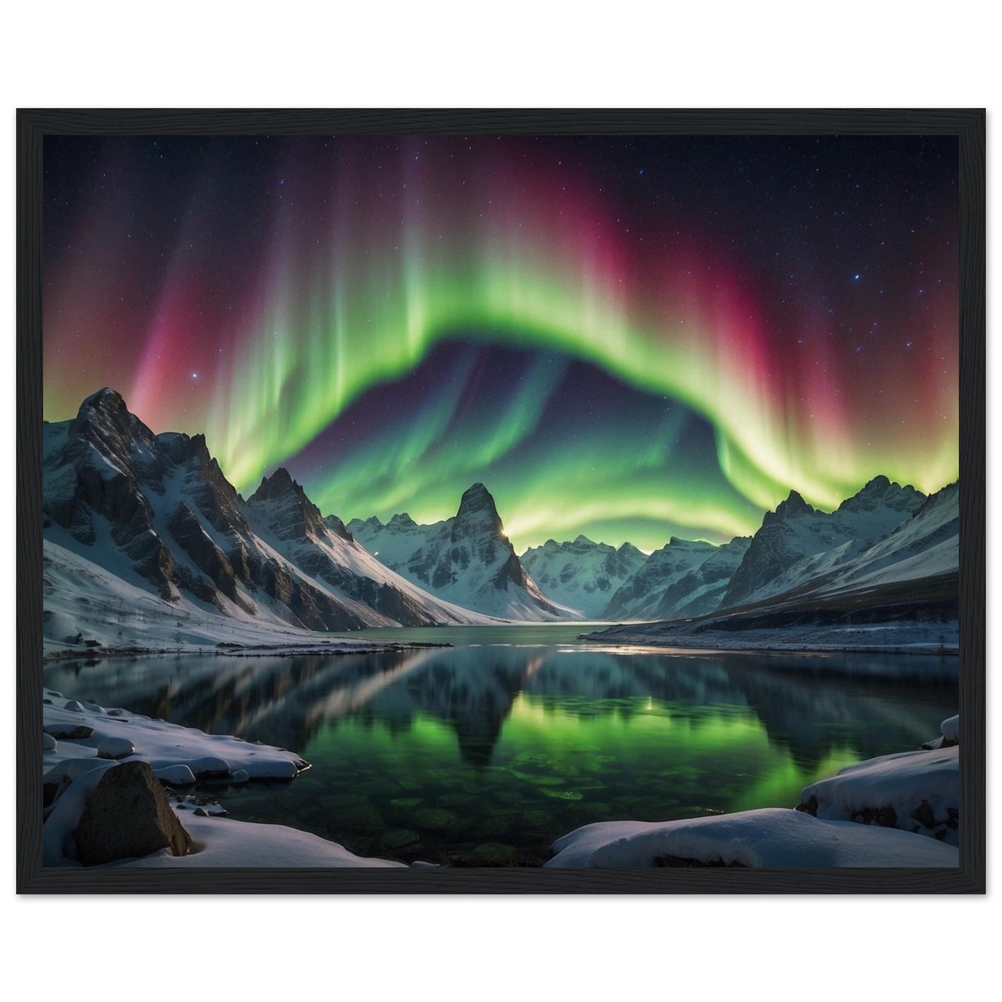 Premium Matte Paper Wooden Framed Poster