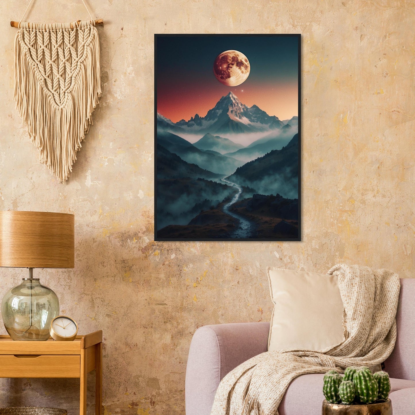 Premium Matte Paper Wooden Framed Poster