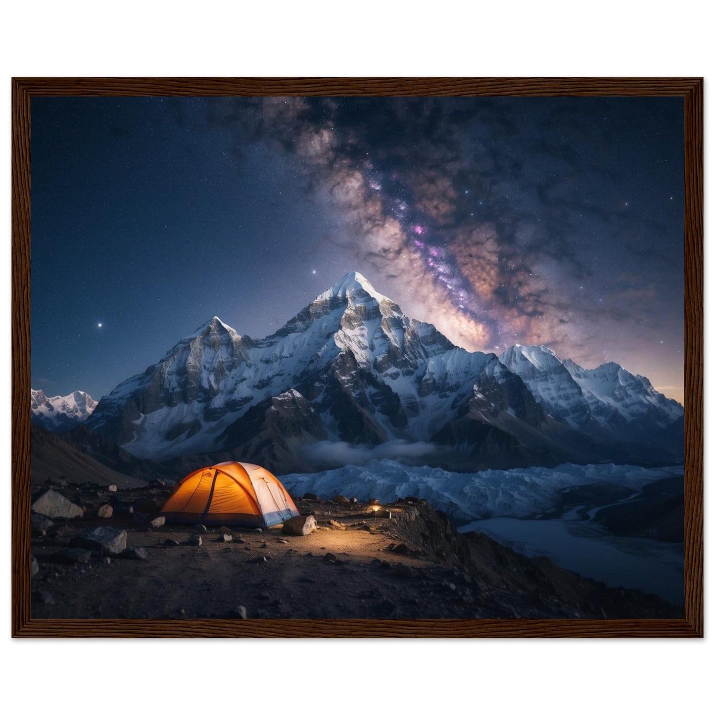 Premium Matte Paper Wooden Framed Poster