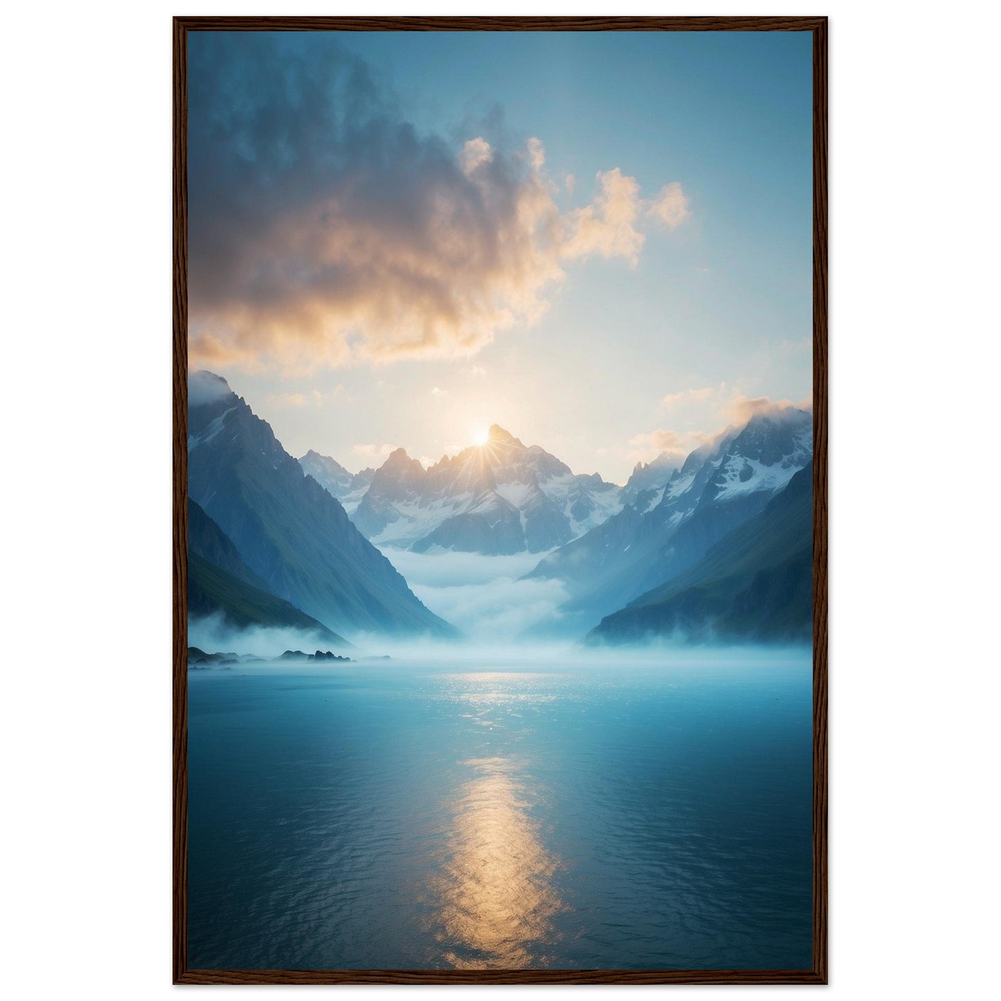 Premium Matte Paper Wooden Framed Poster