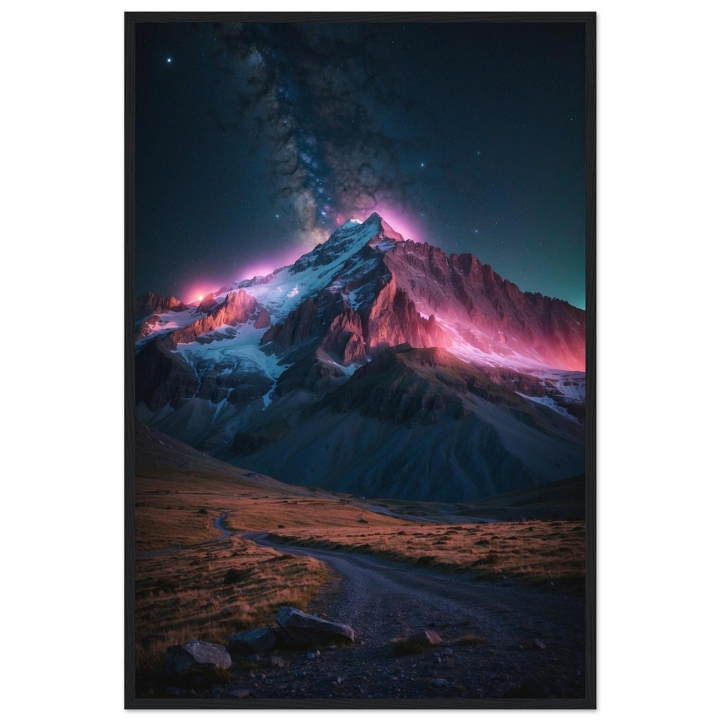 Premium Matte Paper Wooden Framed Poster