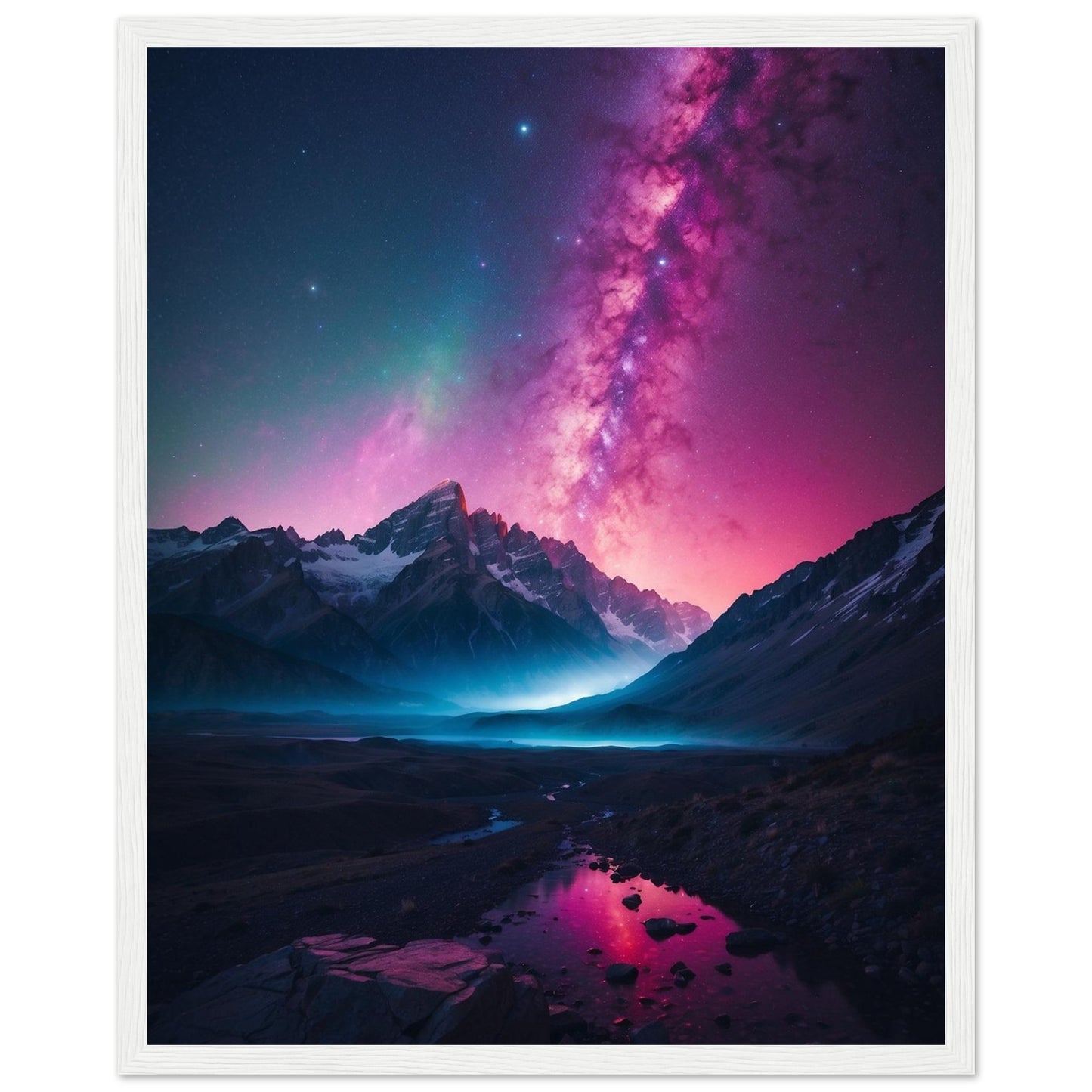Premium Matte Paper Wooden Framed Poster