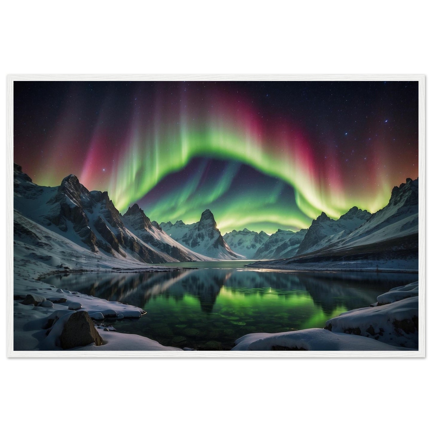 Premium Matte Paper Wooden Framed Poster