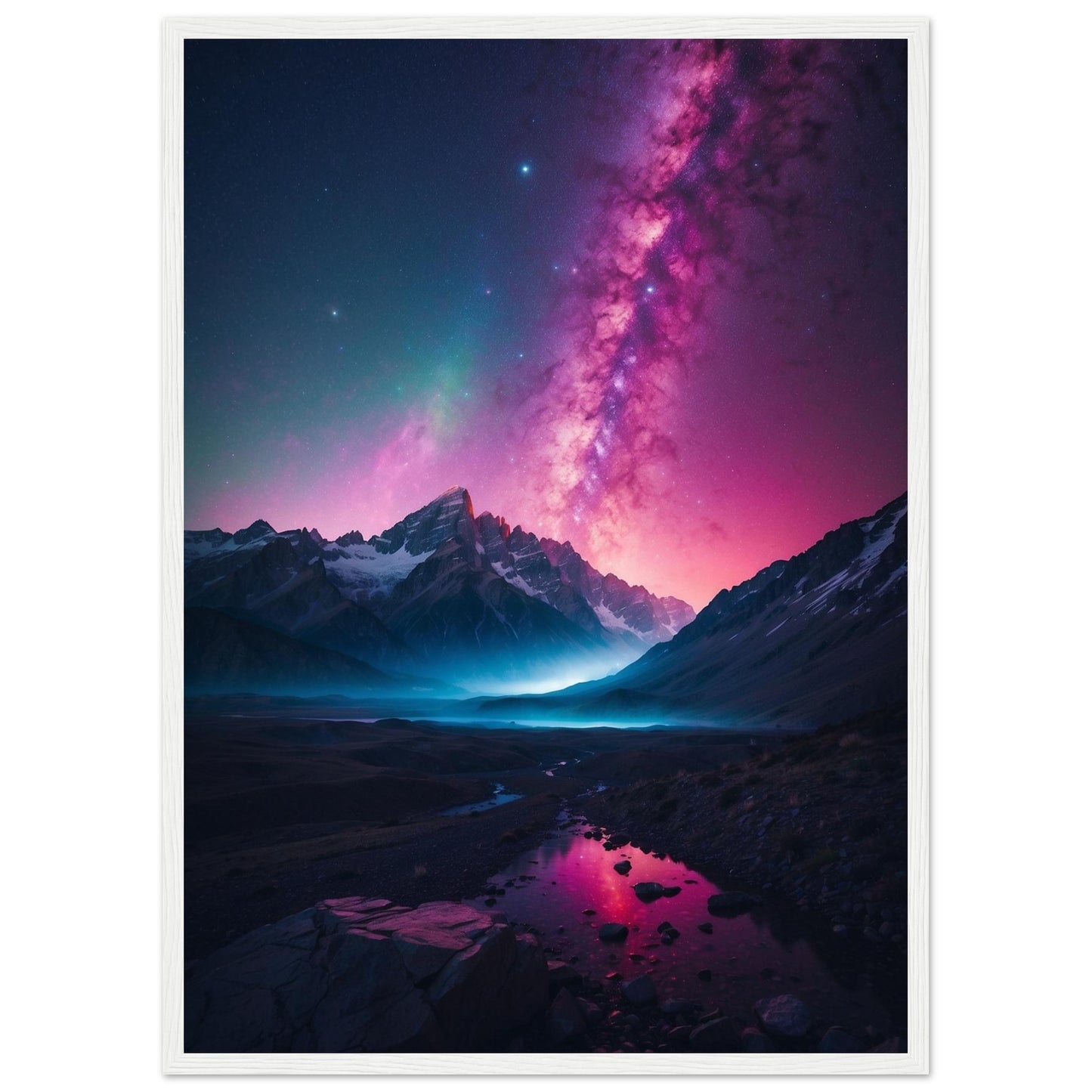 Premium Matte Paper Wooden Framed Poster
