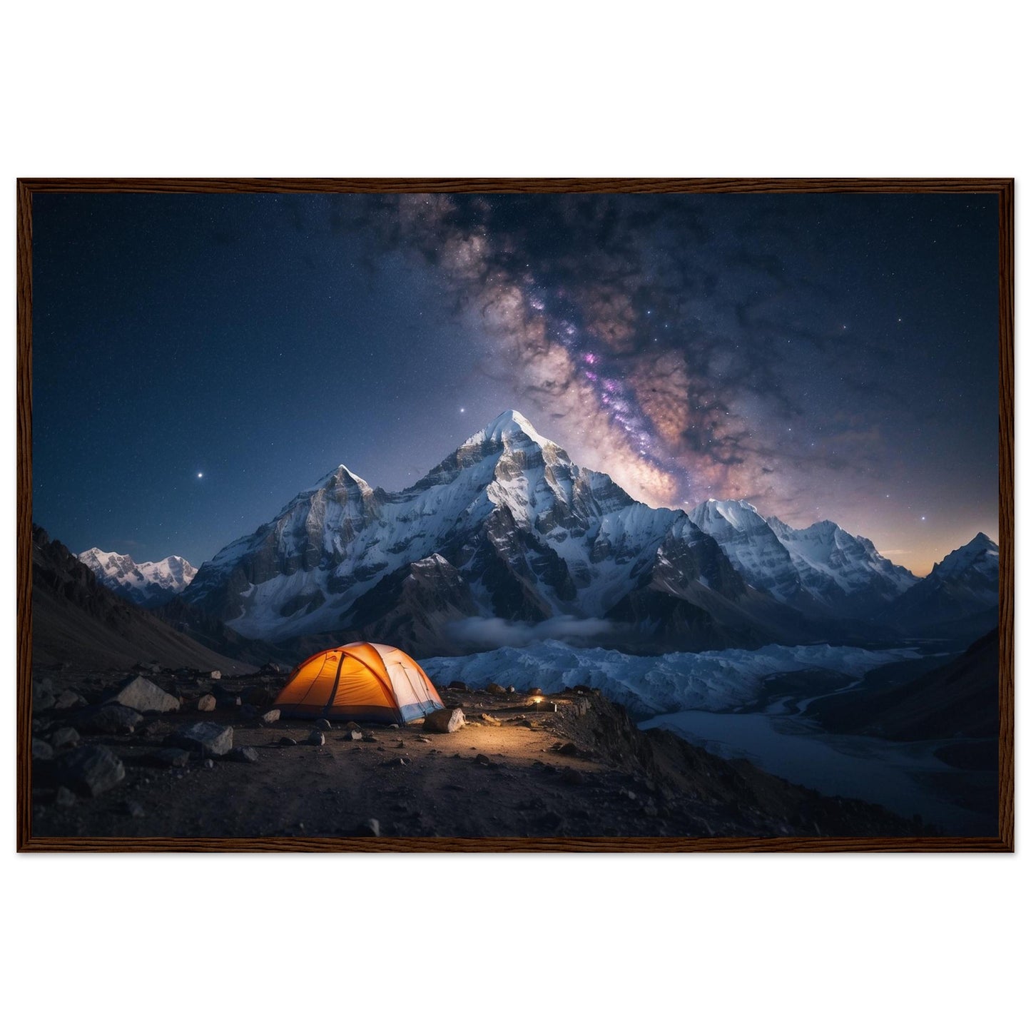Premium Matte Paper Wooden Framed Poster