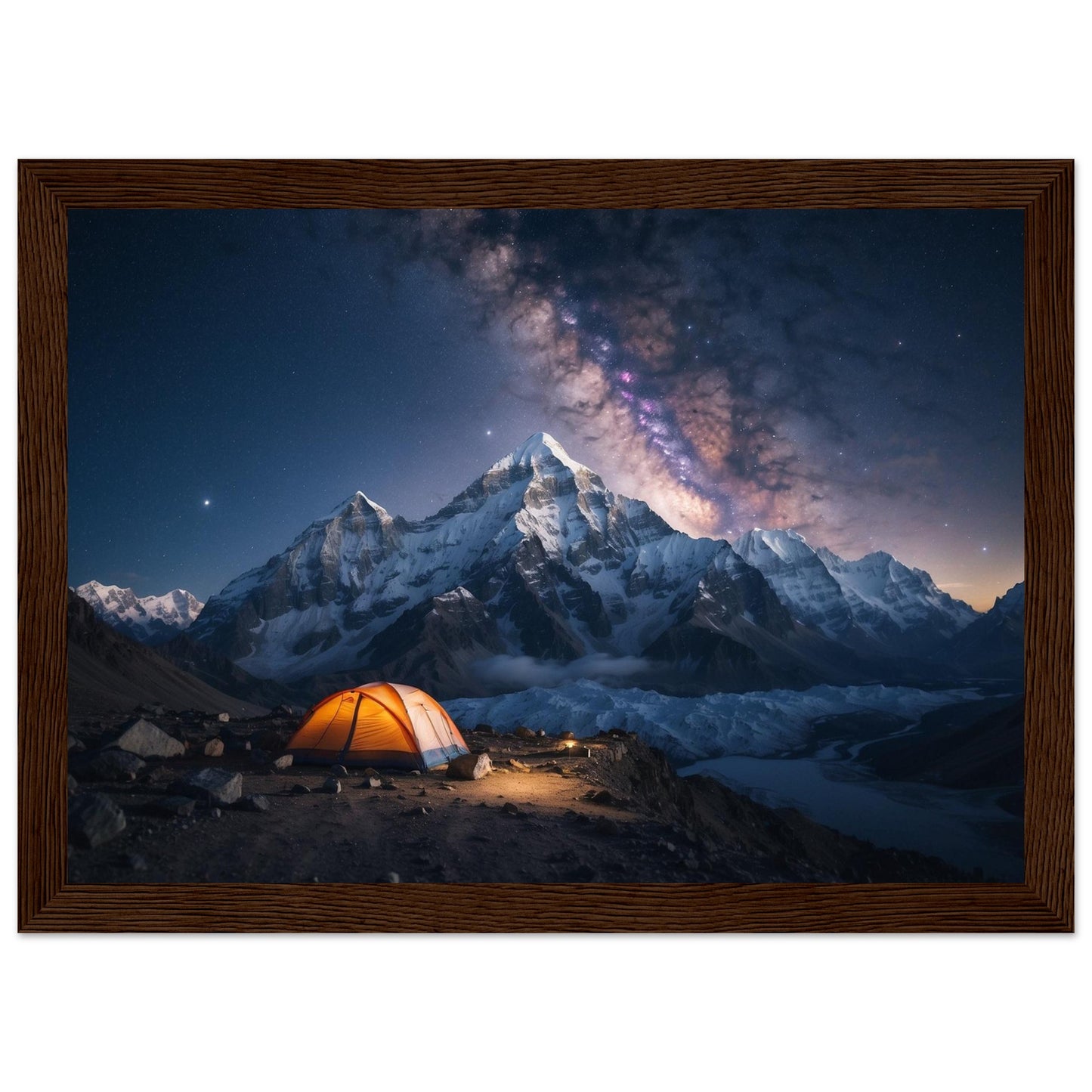 Premium Matte Paper Wooden Framed Poster