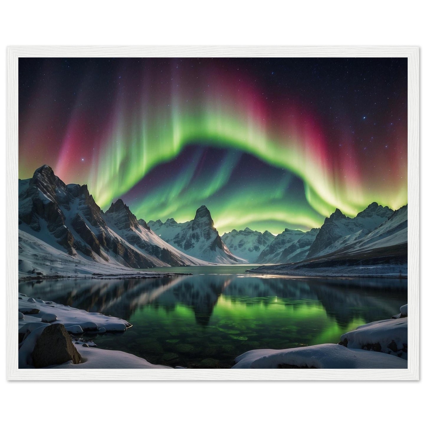 Premium Matte Paper Wooden Framed Poster