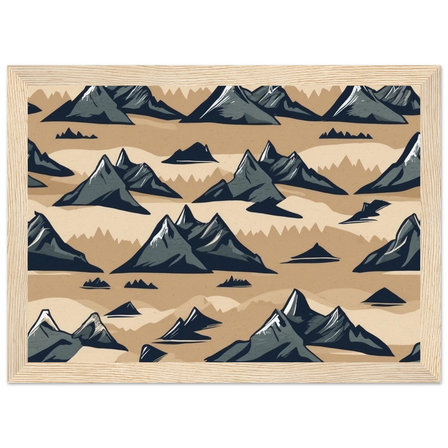 Premium Matte Paper Wooden Framed Poster