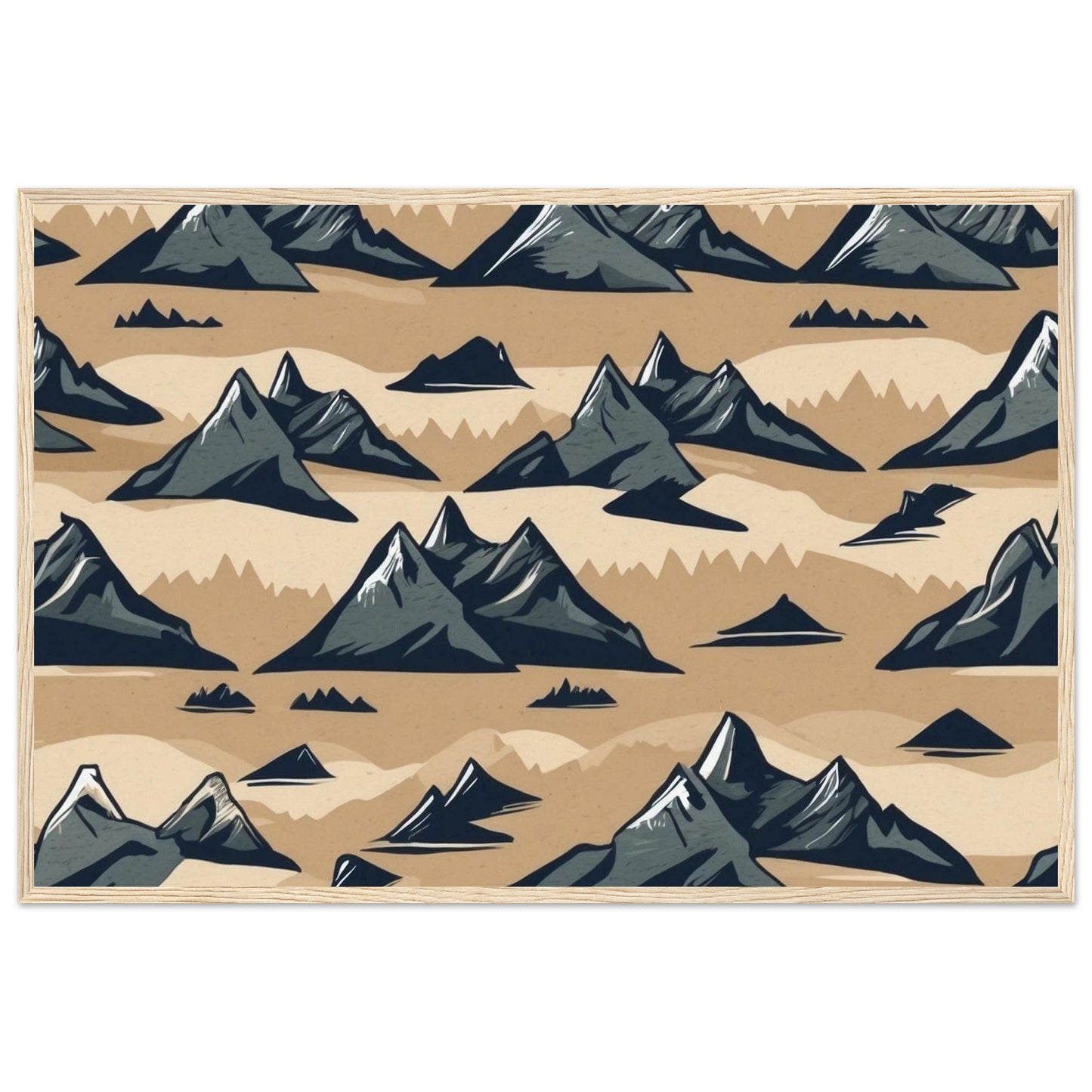 Premium Matte Paper Wooden Framed Poster