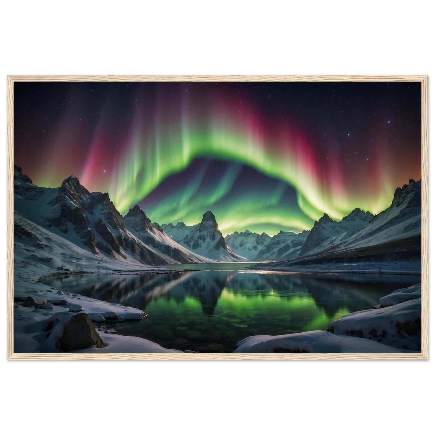 Premium Matte Paper Wooden Framed Poster