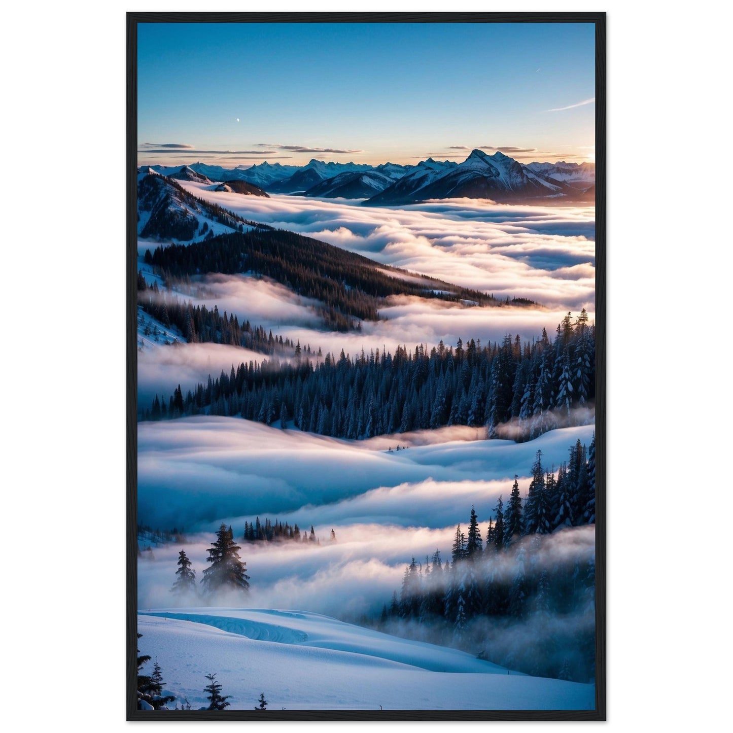 Premium Matte Paper Wooden Framed Poster