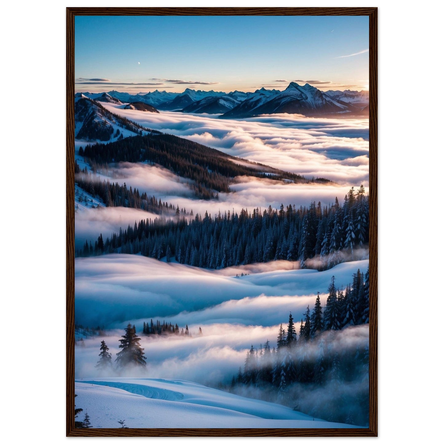 Premium Matte Paper Wooden Framed Poster